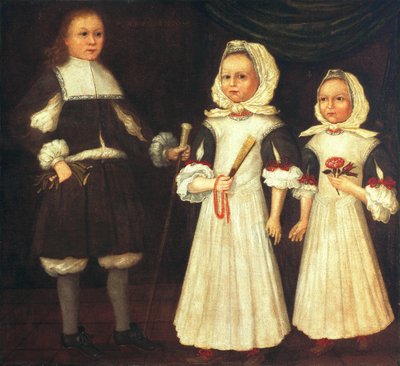 David, Joanna, and Abigail Mason by Freake Gibbs Painter